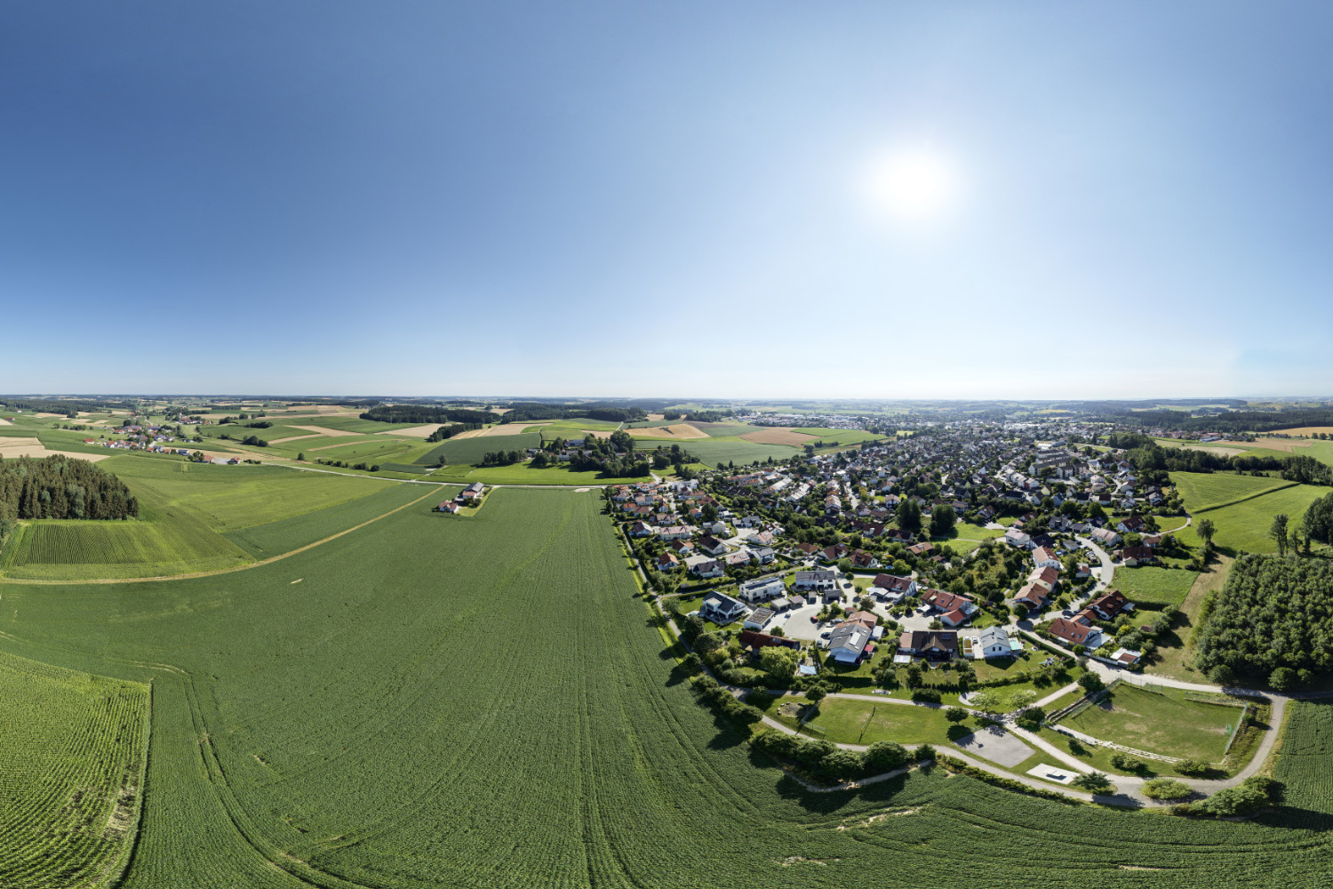 Read more about the article Neue 360°-Panoramen-Tour aus der Luft – B388-Umfahrung